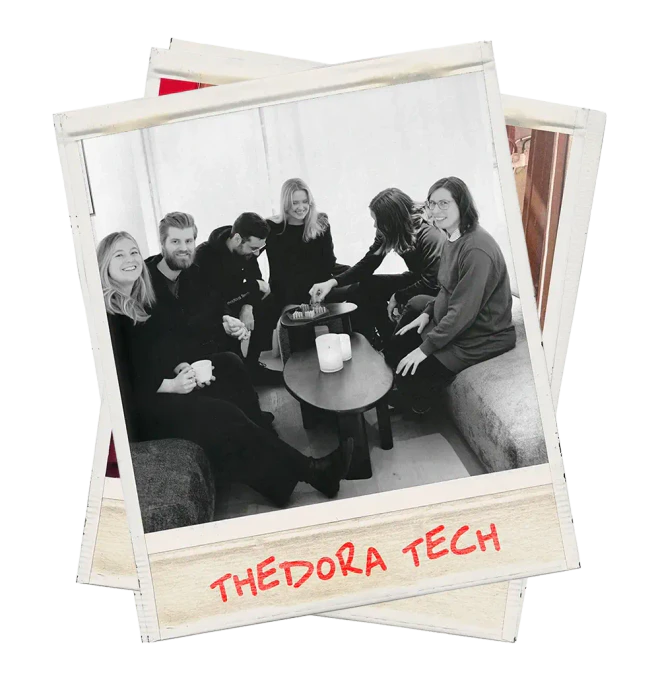 Theodora Tech team and company artwork